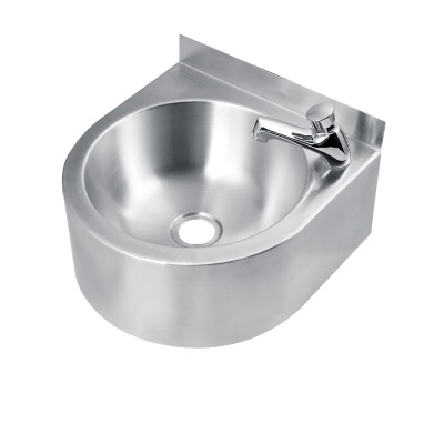 Euro Stainless Wall Mounted Integrated Wash Basin