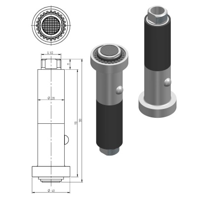 Eros Dual Jet Spray Head