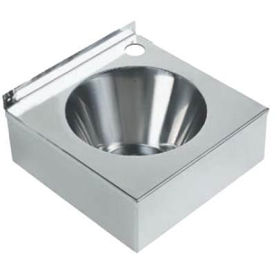 Euro Stainless Square Wall-Mounted Sink
