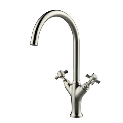 Alpina Classic Water Saving Sink Mixer - Brushed Nickel