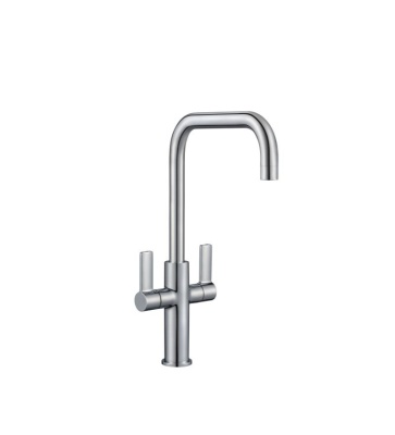 Alpina Twin Handle Water Saving Kitchen Mixer - Chrome