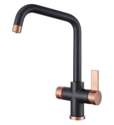 Alpina 4 in 1 Instant Hot Water Tap - Black/Copper