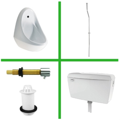 RAK Jazira Urinal System for 1-3 Bowls - Concealed