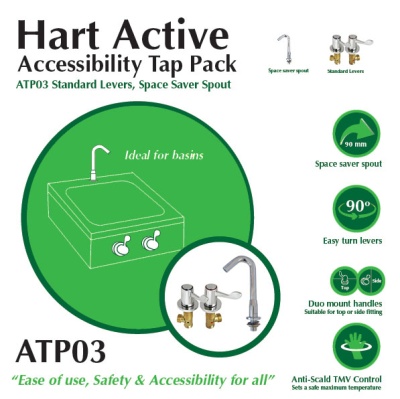 Hart Active Spacesaver Taps - Easy Control Valves