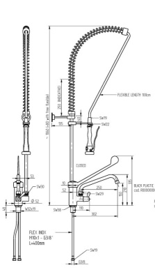 Monolith Ultimate Pre-Rinse Kitchen Tap