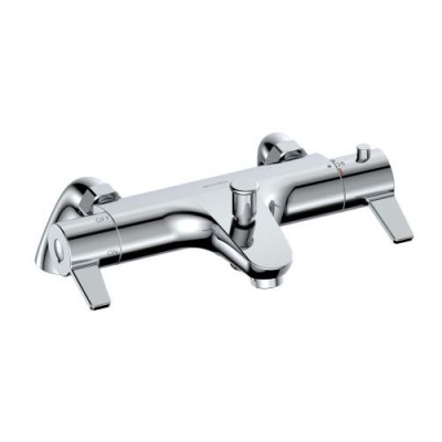 Avoca Thermostatic Bath Shower Mixer - Deck Mounted