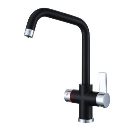 Alpina 4 in 1 Instant Hot Water Tap - Black/Chrome