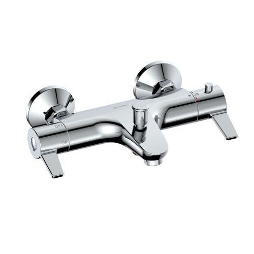 Avoca Thermostatic Bath Shower Mixer - Wall Mounted