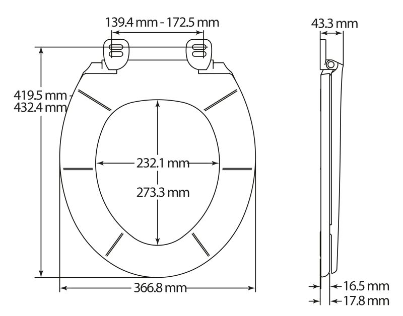 Top Fixing Commercial Toilet Seat NotJustTaps.co.uk