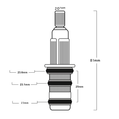 Sedal Mini Replacement Thermostatic Shower Cartridge