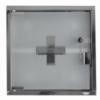 Compact Lockable Medicine Cabinet by Zone - Chrome